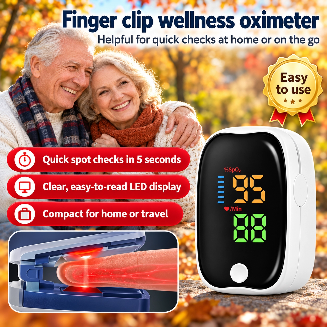 Highprecision Medical Pulse Oximeter
